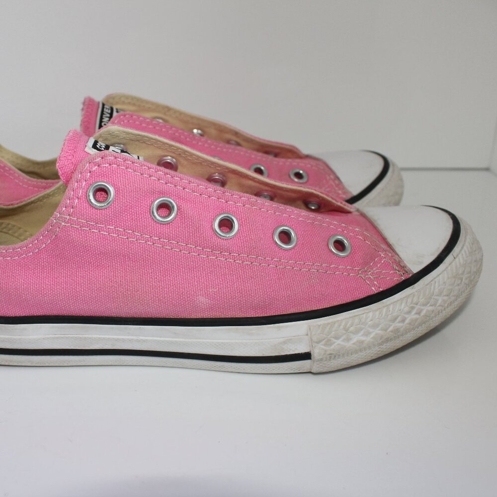 Converse Kids Chuck Taylor All Star Sneaker Shoe Youth Girls Pink Size 3 - Picture 6 of 13